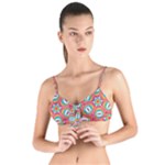 Hexagons and stars pattern                                                              Tie Up Cut Bikini Top