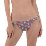 Hexagons and stars pattern                                                                Ring Detail Bikini Bottom