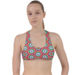 Hexagons and stars pattern                                                               Criss Cross Racerback Sports Bra