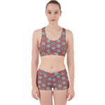 Hexagons and stars pattern                                                                Work It Out Sports Bra Set