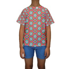Kids  Short Sleeve Swimwear 