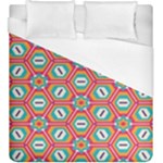 Hexagons and stars pattern                                                                 Duvet Cover (King Size)