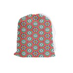 Hexagons and stars pattern                                                                Drawstring Pouch