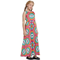 Kids  Satin Sleeveless Maxi Dress 