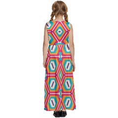 Kids  Satin Sleeveless Maxi Dress 