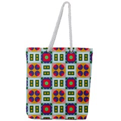 Full Print Rope Handle Tote (Large) 