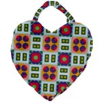 Shapes in shapes 2                                                                 Giant Heart Shaped Tote