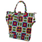 Shapes in shapes 2                                                                 Buckle Top Tote Bag