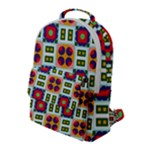 Shapes in shapes 2                                                                Flap Pocket Backpack (Large)