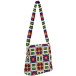 Shapes in shapes 2                                                              Zipper Messenger Bag