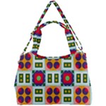 Shapes in shapes 2                                                              Double Compartment Shoulder Bag