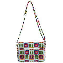 Shoulder Bag with Back Zipper 