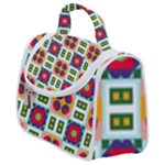 Shapes in shapes 2                                                              Satchel Handbag