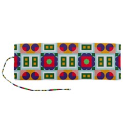 Shapes in shapes 2                                                              Roll Up Canvas Pencil Holder (M) from ArtsNow.com