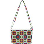 Shapes in shapes 2                                                             Double Gusset Crossbody Bag