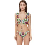 Shapes in shapes 2                                                         Low Cut Ruffle Edge Bikini Set