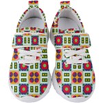 Shapes in shapes 2                                                              Kids  Velcro Strap Shoes