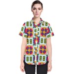 Shapes in shapes 2                                                                 Women s Short Sleeve Shirt