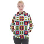 Shapes in shapes 2                                                               Women s Hooded Pullover