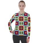 Shapes in shapes 2                                                               Women s Pique Long Sleeve Tee