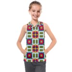 Shapes in shapes 2                                                              Kids  Sleeveless Hoodie