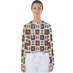 Shapes in shapes 2                                                                Women s Slouchy Sweat