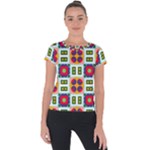 Shapes in shapes 2                                                                Short Sleeve Sports Top