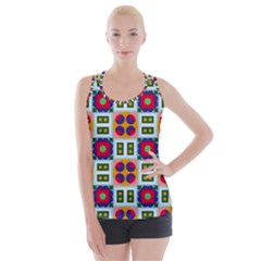 Shapes in shapes 2                                                                Criss cross Back Tank Top from ArtsNow.com