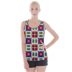 Shapes in shapes 2                                                                Criss cross Back Tank Top