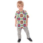 Shapes in shapes 2                                                                Kids  Raglan Tee