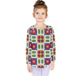 Shapes in shapes 2                                                                  Kids  Long Sleeve Tee