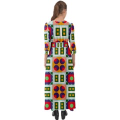 Button Up Boho Maxi Dress 