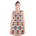 Shapes in shapes 2                                                                 Scoop Neck Skater Dress