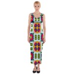 Shapes in shapes 2                                                                 Fitted Maxi Dress