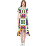 Shapes in shapes 2                                                              High Low Boho Dress