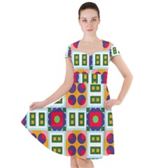 Cap Sleeve Midi Dress 