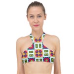 Shapes in shapes 2                                                                High Neck Bikini Top