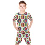 Shapes in shapes 2                                                              Kids  Tee and Shorts Set