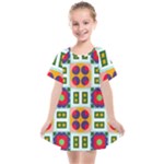 Shapes in shapes 2                                                              Kids  Smock Dress