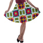 Shapes in shapes 2                                                                 A-line Skirt