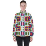 Shapes in shapes 2                                                                 High Neck Windbreaker (Women)