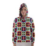 Shapes in shapes 2                                                                 Hooded Wind Breaker (Women)