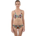 Shapes in shapes 2                                                                   Wrap Around Bikini Set