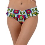 Shapes in shapes 2                                                               Frill Bikini Bottom