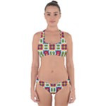 Shapes in shapes 2                                                                Cross Back Hipster Bikini Set