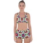 Shapes in shapes 2                                                                Racerback Boyleg Bikini Set