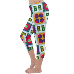 Capri Winter Leggings Back Capri Winter Leggings Back