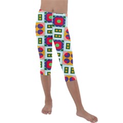 Kids  Lightweight Velour Capri Leggings  