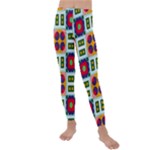 Shapes in shapes 2                                                               Kids  Lightweight Velour Leggings