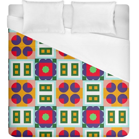 Shapes in shapes 2                                                                  Duvet Cover (King Size) from ArtsNow.com